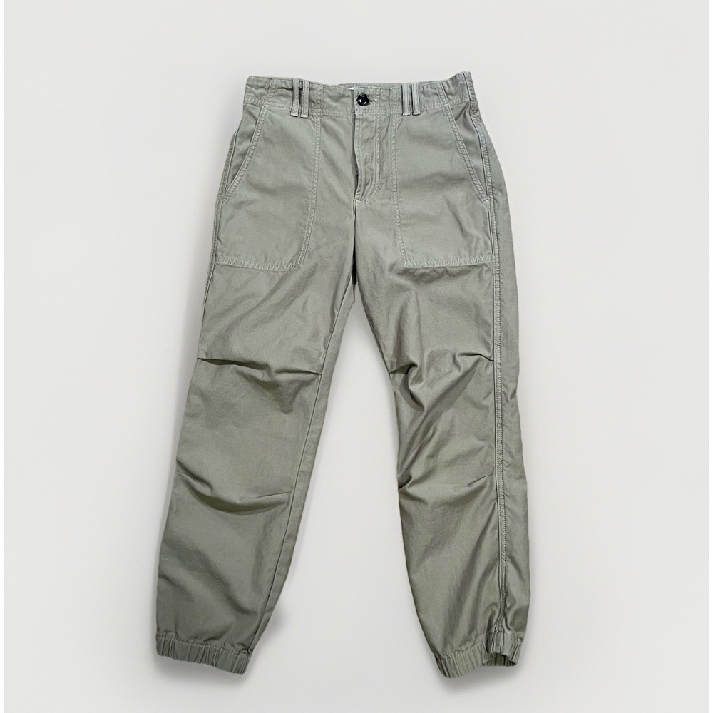 Citizens of Humanity Agni Utility Jogger Pants Womens 24 Tan Khaki Button Fly
